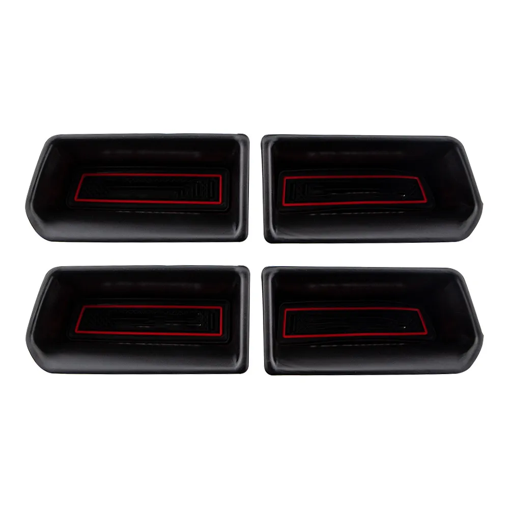 ل Volkswagen VW أطلس Teramont 2017 2018 2019 2020 2021 سيارة تجديد الباب صندوق تخزين درابزين صندوق اكسسوار سيارات التصميم #4