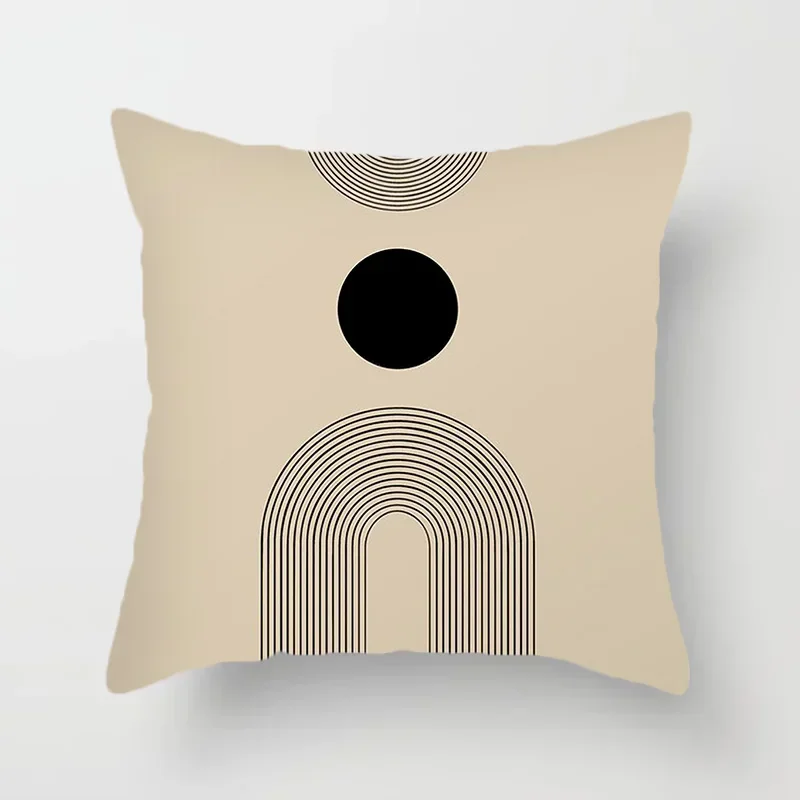 45*45cm Abstract  Pattern Creative Cushion Cover Home Decor Pillow Cover For Sofa Decoration Polyester Pillowcase