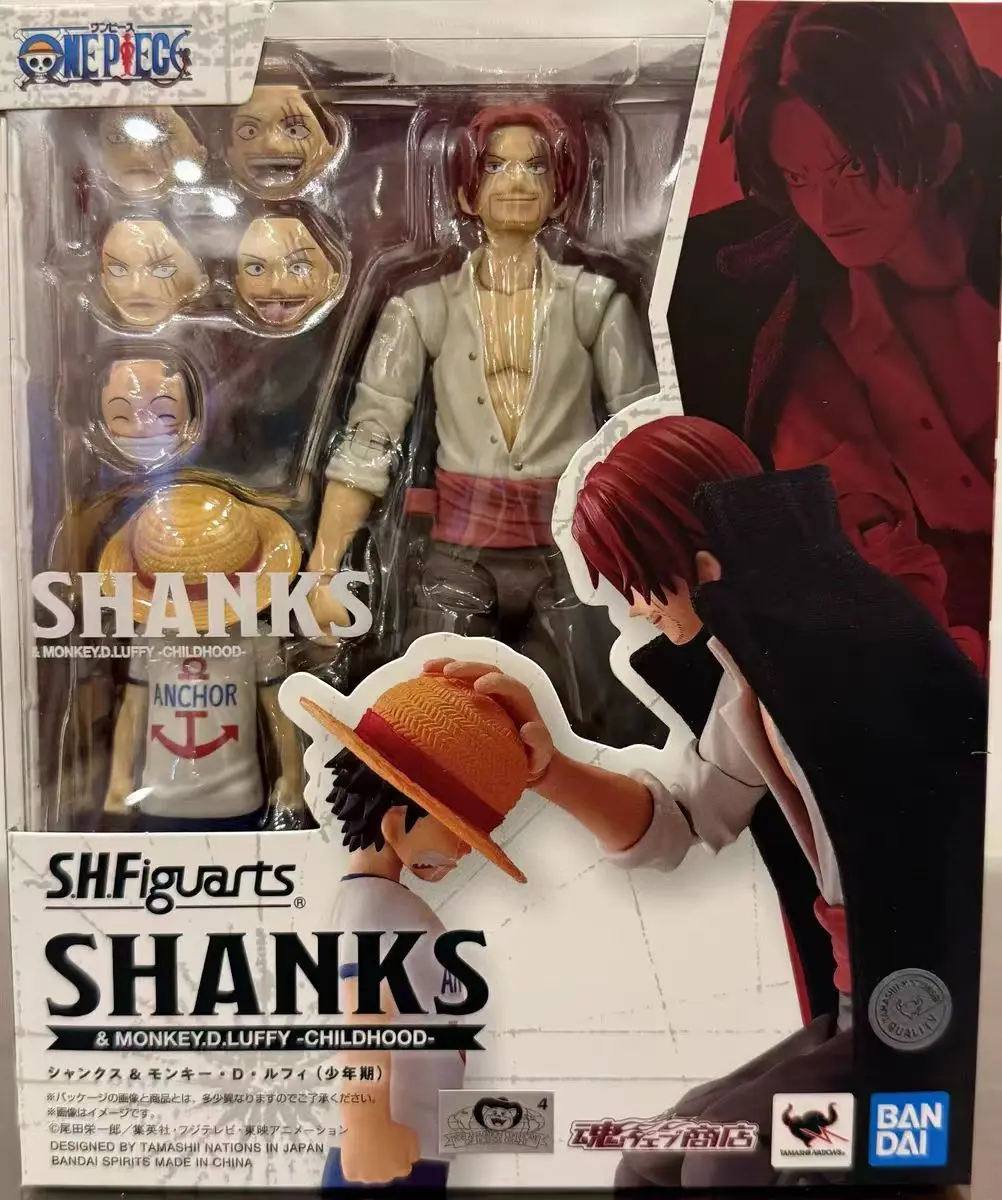 

BANDAI ONE PIECE Anime Shanks S.H.Figuart Action Figures Model Figurine Original Figuarts Decoration Toys Collection