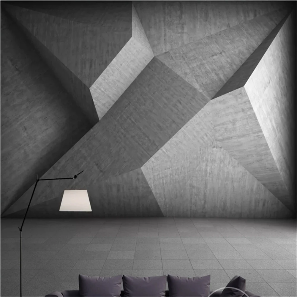 

customized wallpaper 3D Geometry Mural Wallpapers for Living Room Bedroom Decor Papel De Parede 3d Wall Papers Home Decor