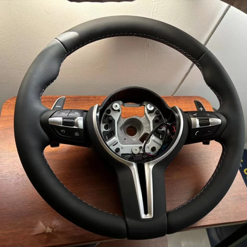 F80 F82 F87 F12 F13 F86 F33 M2 M3 M4 M5 M6 F85 X6 F30 M Sport F-Chassis Car Steering Wheel With Heating Vibration For BMW  X5