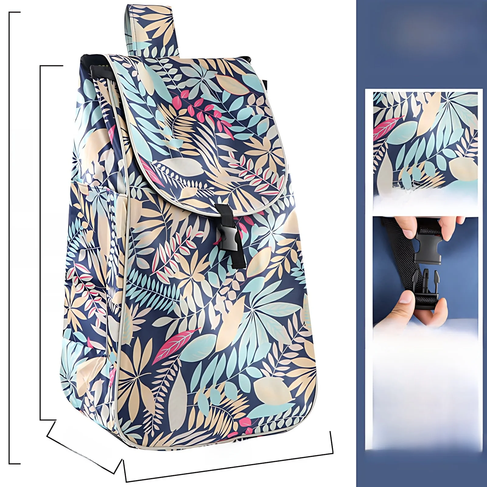oxford-cloth-shopping-cart-bag-portable-baggage-car-handbag-detachable-shopping-trolley-bag-stainless-steel-foldable-handle