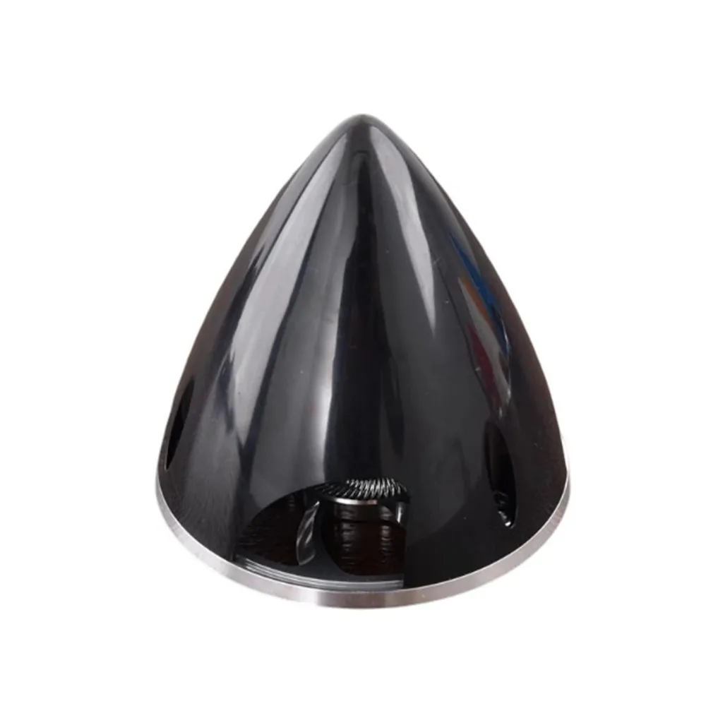 Piezas de hélice giratoria de 3 hojas de 82MM, parte inferior de aluminio CNC de plástico para avión RC, piezas de bricolaje, accesorios de pasatiempos, 1 Uds.