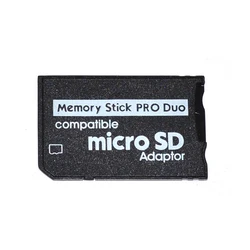 Per Micro SD SDHC TF a MS Memory Stick per Pro Duo Card Convertitore Adattatore Memory Stick per PSP 1000 2000 3000