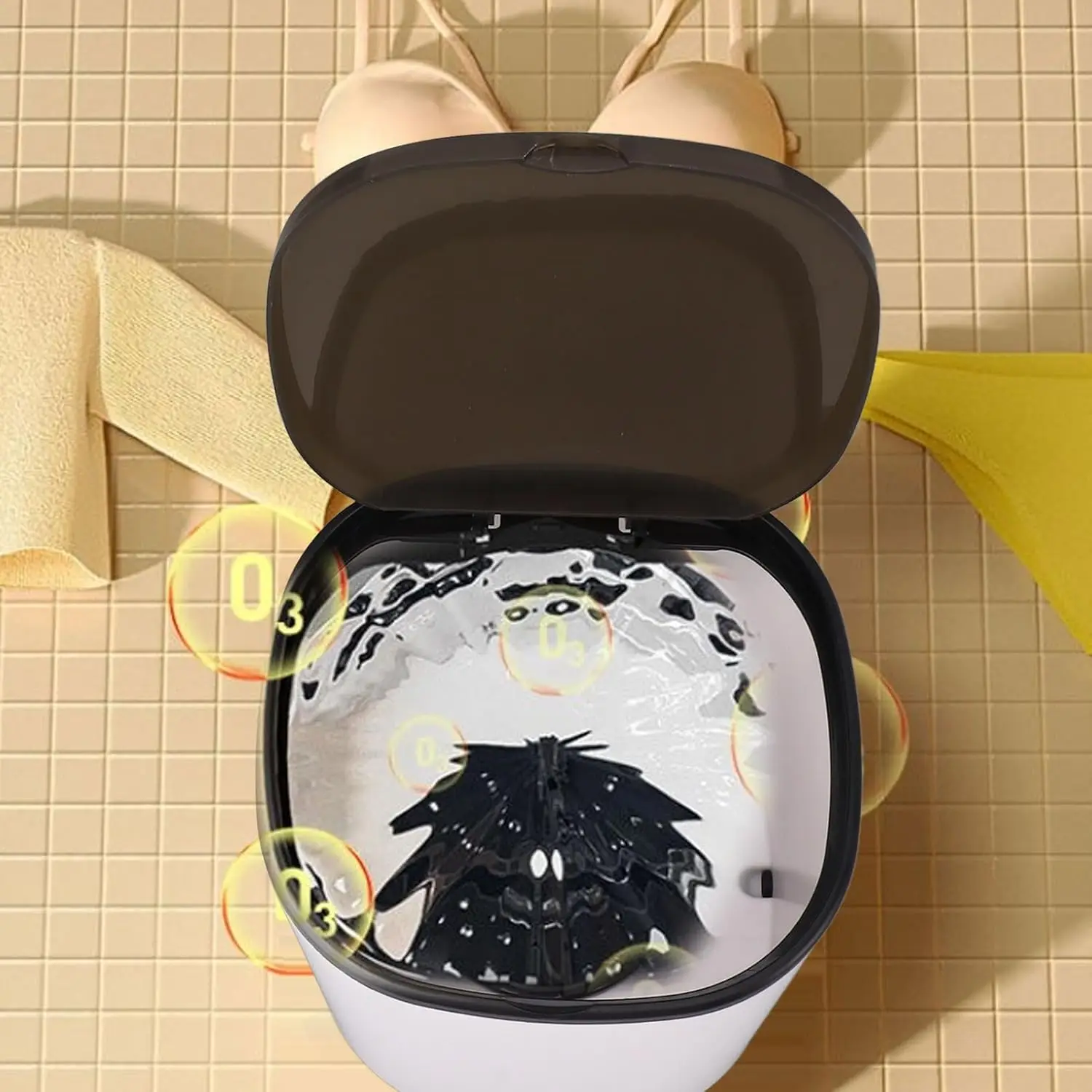 เครื่องซักผ้าแบบพกพาขนาดเล็ก เครื่องซักผ้าความจุสูงสําหรับชุดชั้นใน เสื้อผ้าเด็ก หรือของชิ้นเล็ก เครื่องซักผ้าแบบพับได้สําหรับ