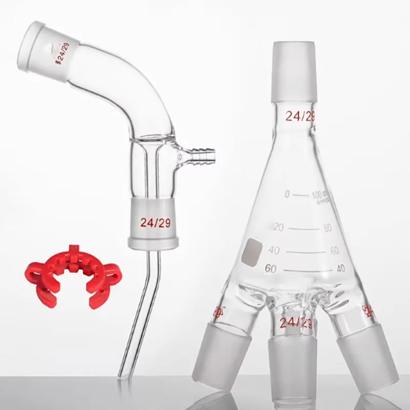 High borosilicate glass vacuum rotating receiver to motion transmitter distillation receiver