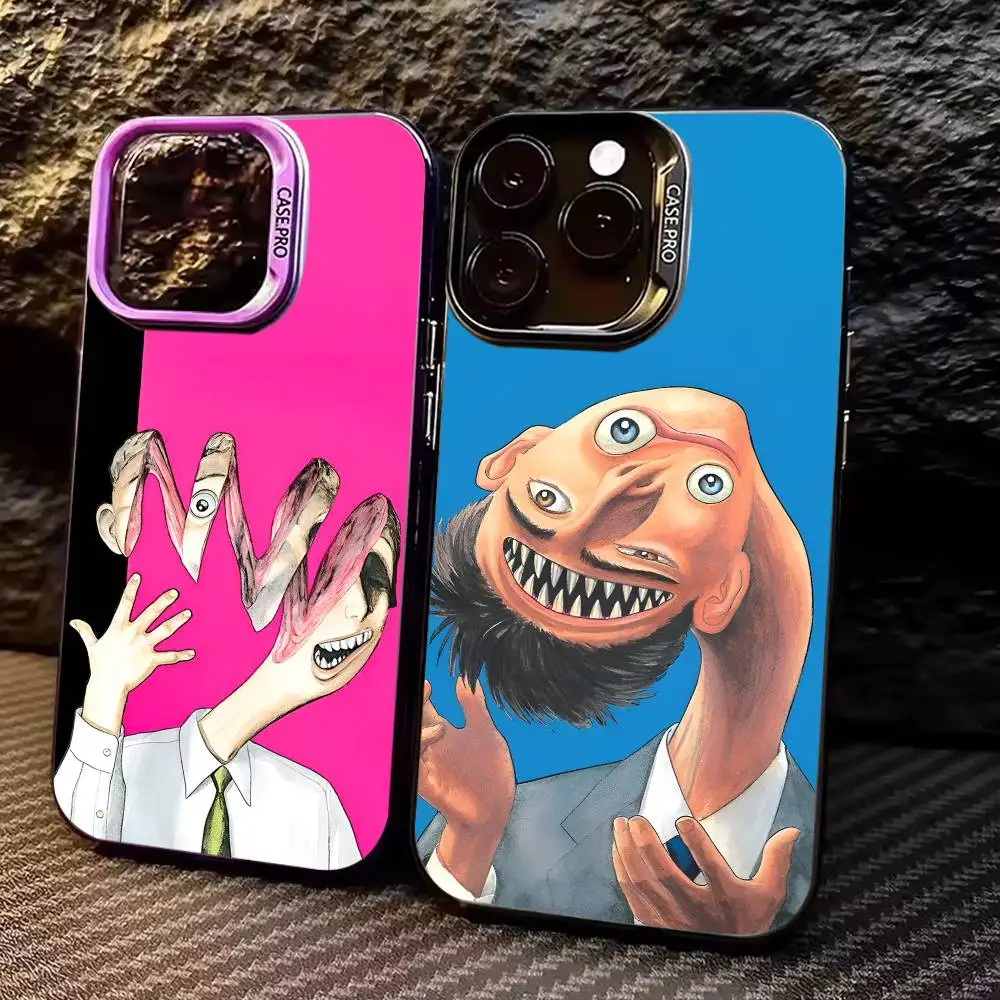 

Anime P-Parasyte Phone Case For iPhone 17,16,15,14,13,12,11 Plus,Pro Max,Colored Silver Phone Case