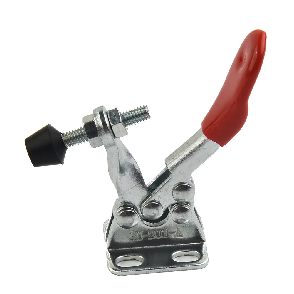 10 PCS Toggle Clamp GH-201A Quick Release Toggle Clamps Set Horizontal Woodworking Fix Clip Carpentry Fixtures Hand Tools