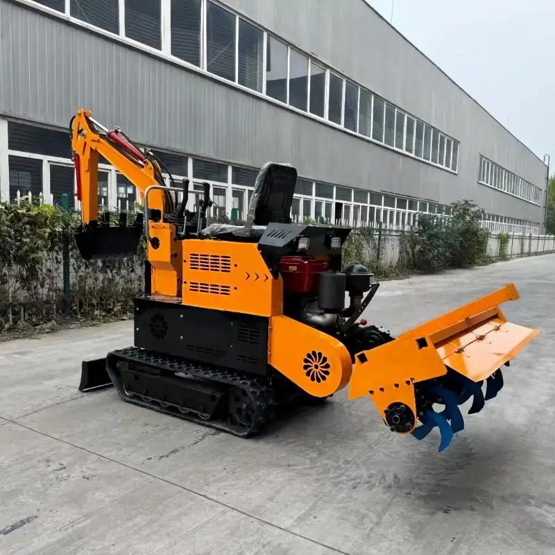 Quick Shipment New 1.2 Ton Hydraulic Crawler Digging Equipment With Full Working Attachments