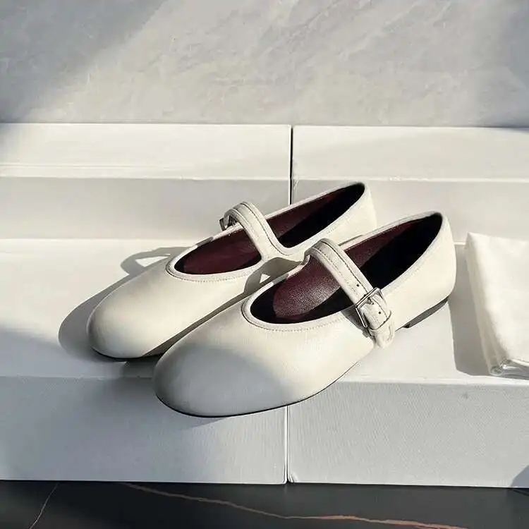 spring-elegant-ballet-flats-classic-shoe-round-toe-comfort-slip-on-ladies-fashion-loafers-leather-mules-shoes-party-single-shoes