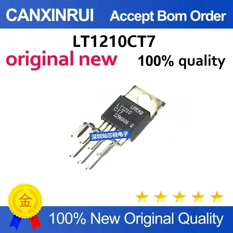 (5-100pieces)Brand new original LT1210 LT1210CT7 TO-220 current feedback