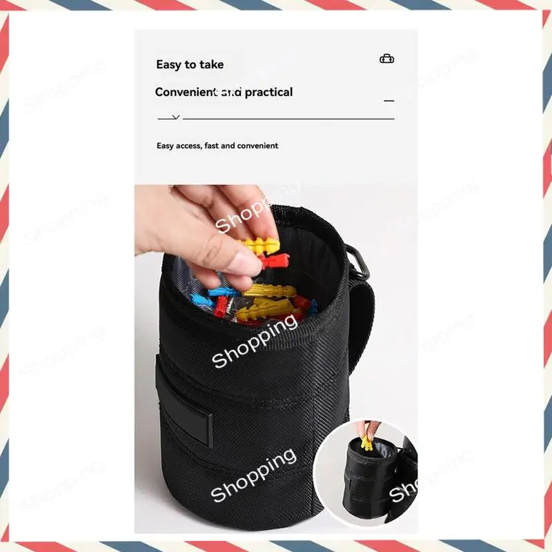 M20K Nagelschroef Opbergtas Met Gesp Hangende Taille Nagelemmer Multifunctionele Nagel Heuptas Nagel Hangende Taille Kit