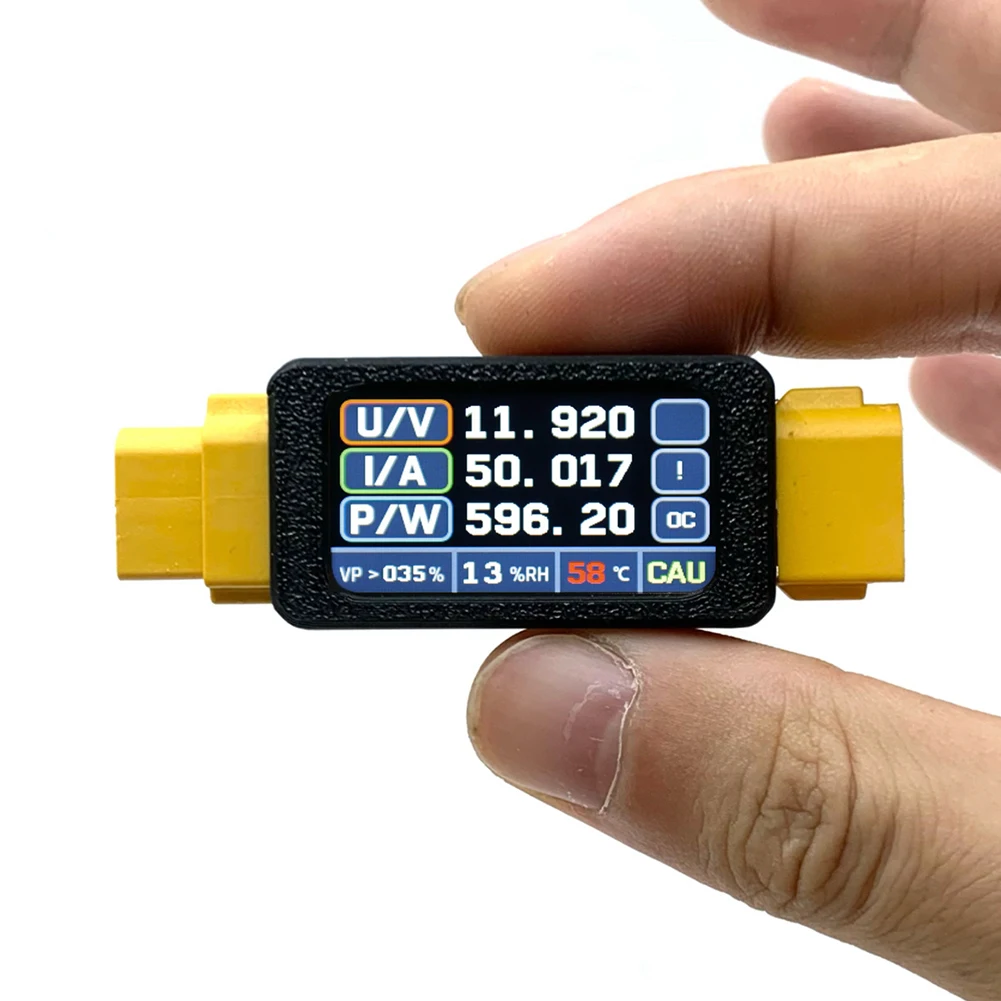 5-34V 30A Bidirectional Ammeter With For XT60 Connector Color Display For RC For Battery Charge Discharge Tester Power Meter Too