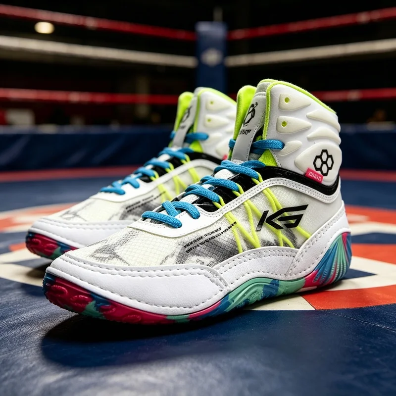 2026 New Luxury Wrestling Sneakers Men Anti-Slip Boxing Shoes for Men Unisex Men Fighting Shoes Mid-Top Man Gym Training Shoe