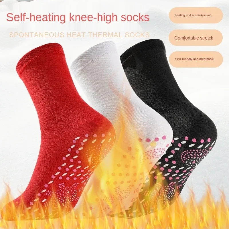 Self-heating Magnetic Socks for Women Men Self Heated Socks Tour Magnetic Therapy Comfortable Winter Skiing Warm Massage Socks