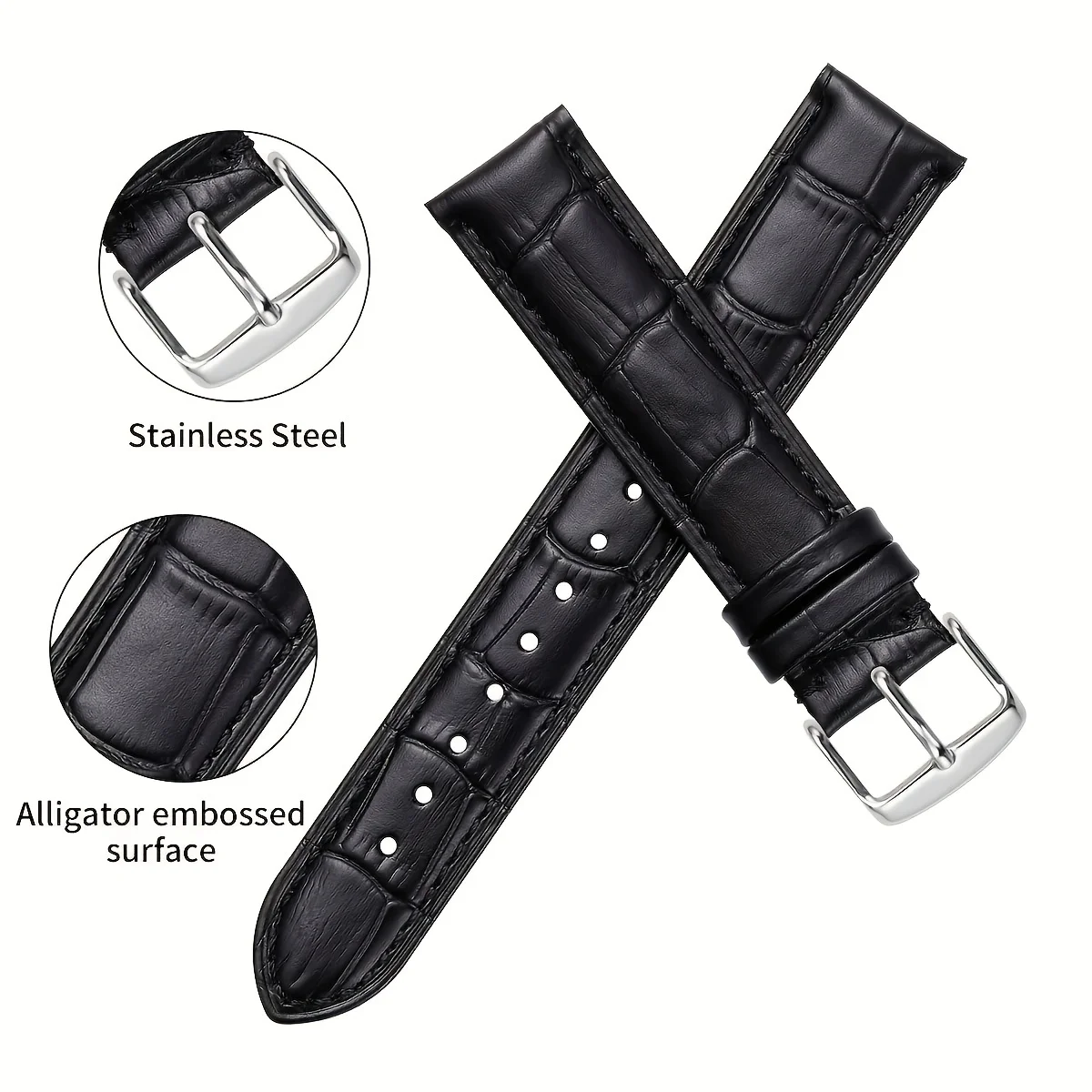 Watch Band Genuine Leather Straps Watchbands 12mm 18mm 20mm 22mm Watch Accessories Suitable For DW Watches Galaxy Watch Gear S3