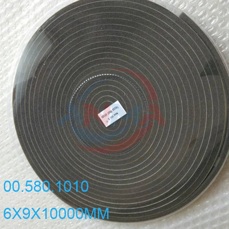 3 Pieces Printing Tessamol Strip Use For Heidelberg Printing Machine Consumable Sponge Strip 00.580.1010 Size 6X9X10000mm