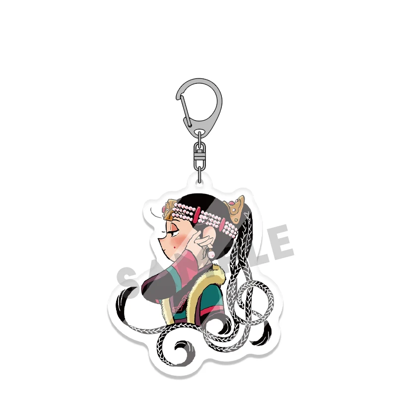 Tenmaku No Jaadugar Sitara Muhammad Kawaii Acrylic Cute Keychain Keyring Hanging