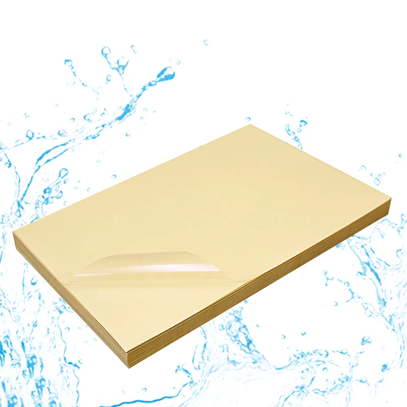 A4 10/50pcs PET Transparent Self-adhesive Paper Label Stickers For Laser Printing Waterproof Self-Adhesive Glossy Paper Label