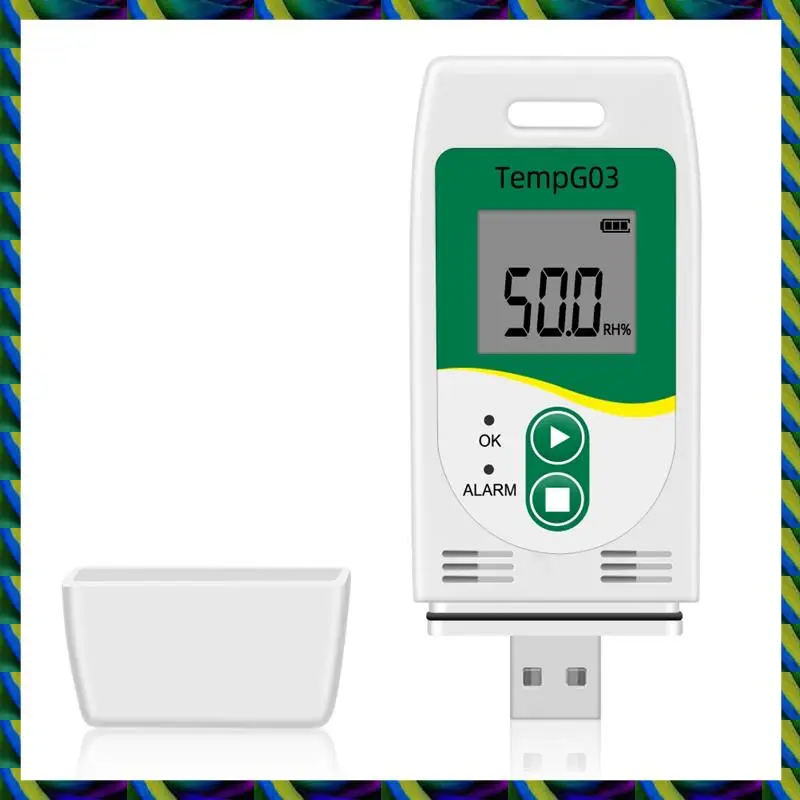 Daily Tempg03 USB-регистратор данных о температуре и влажности, многоразовый регистратор данных TEMP, измеритель записи Humiture с емкостью 32,000