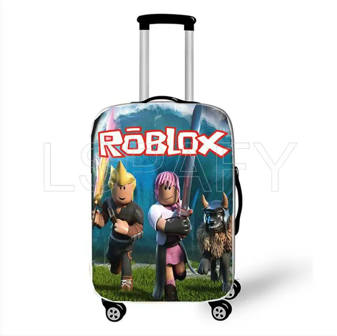 Luggage Cover Protective Suitcase Trolley Case Travel Dust Cover 18 To 28inch ROBLOX Pattern Elastic Luggage Protective