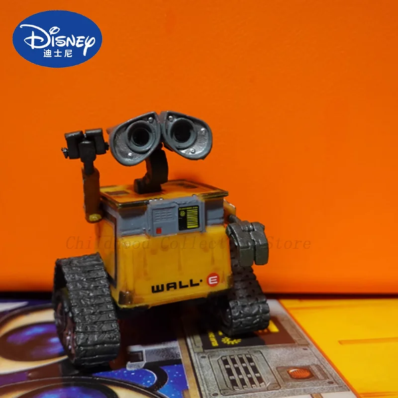 Kawaii Disney WALL.E Robot Action Figure Toy Anime WALL.E Dolls Handmade Collection Model Dolls Birthday Gifts For Kids Girls