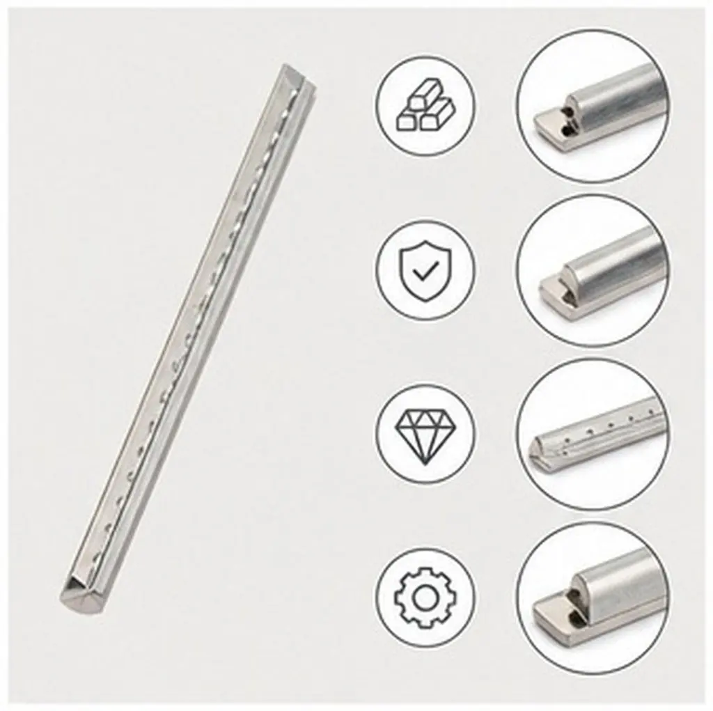 24Pcs Sturdy Guitar Fret Wire 2.9mm Silver Excellent Mechanical Properties Metal Fret Wire for Guitar Repair DIY Building
