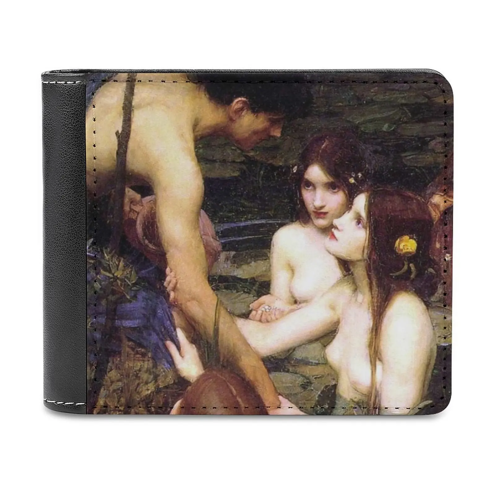 

Винтажный мужской кошелек John William Waterhouse Hylas And The Nymphs 1896, легкие портативные кошельки для отдыха и путешествий