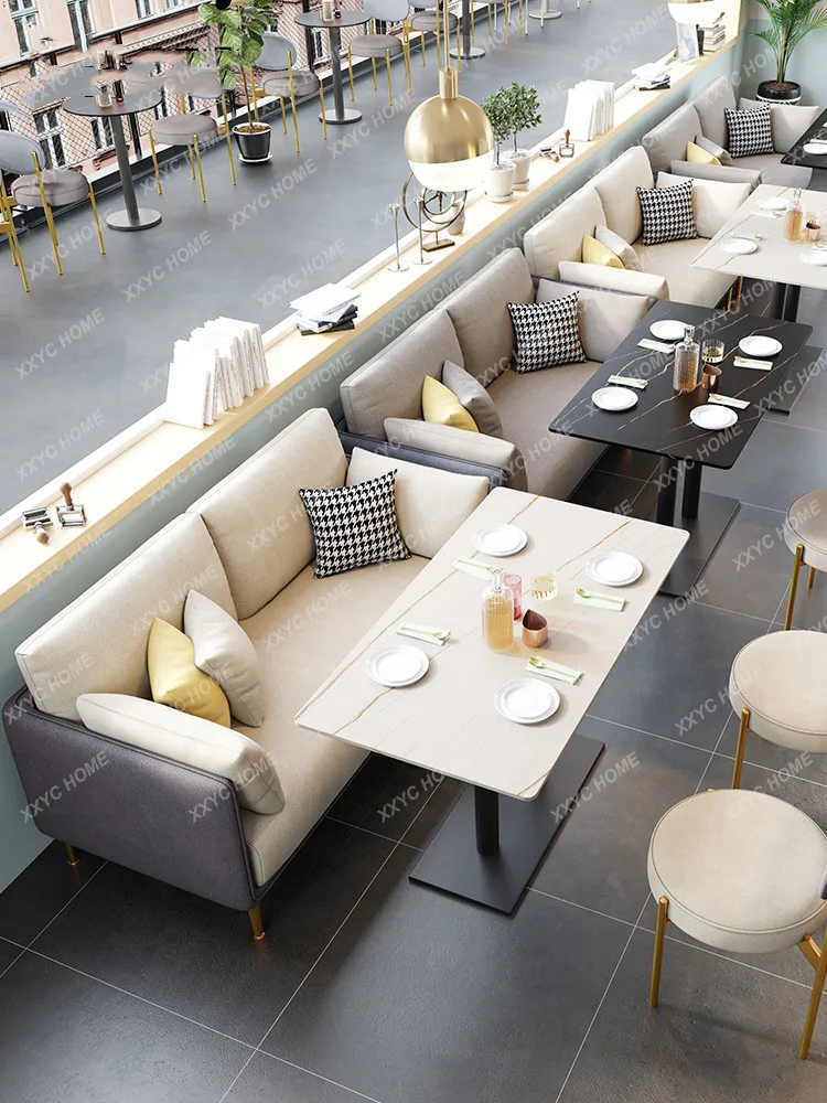 Cafe, milk tea shop, dessert   card seat, sofa, table and chair combination, western restaurant, sales department, lounge area