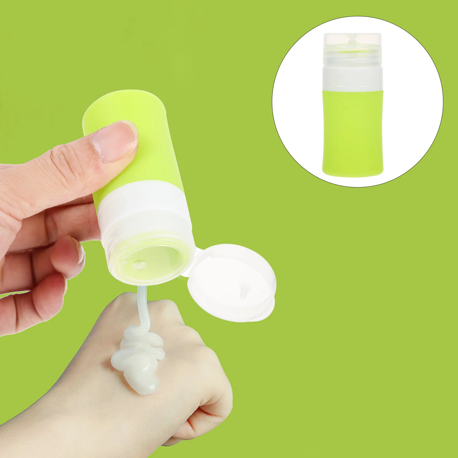 

Cylindrical Bottling Travel Emulsion Container Dispenser Shampoo Bottle Lotion Silica Gel Hair Conditioner