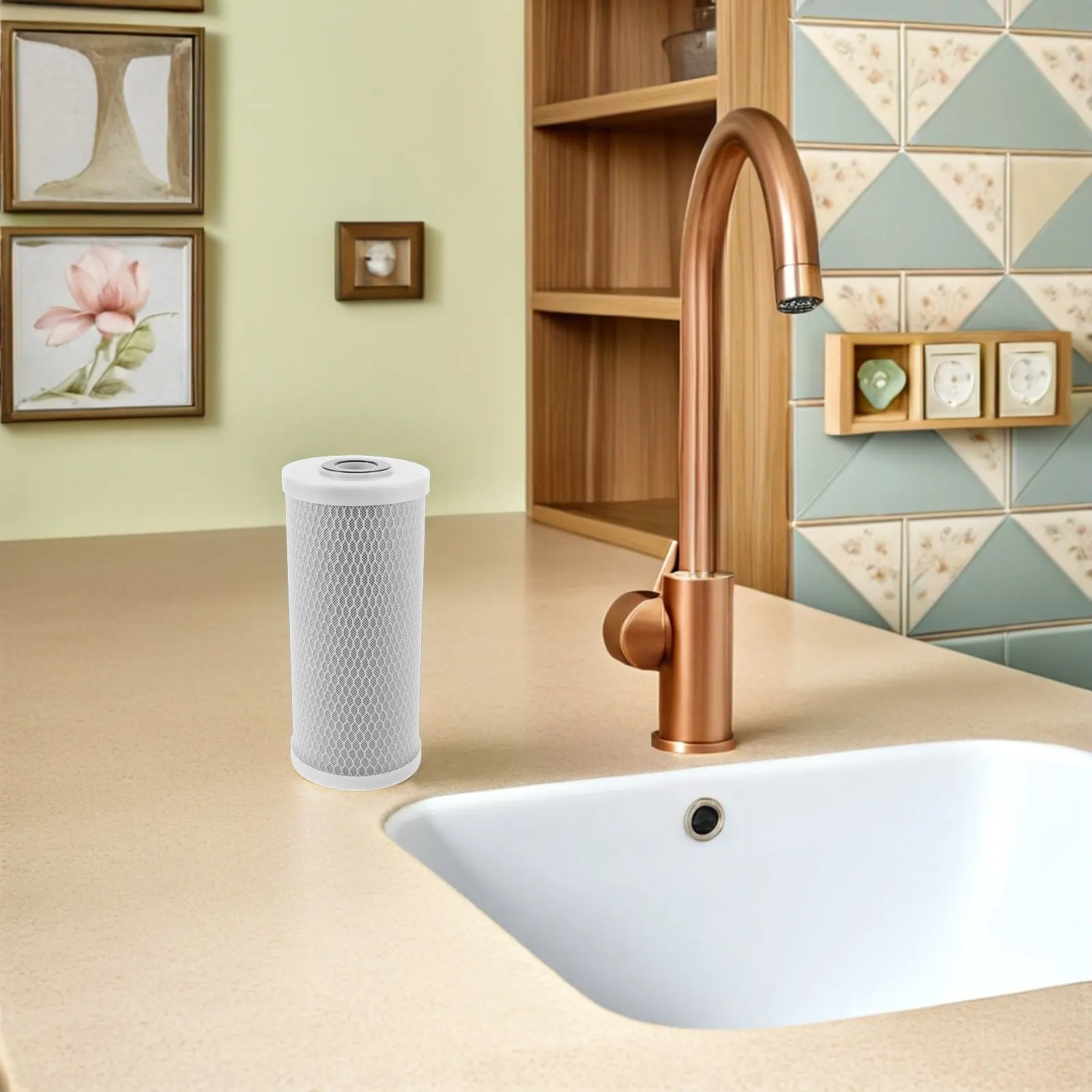 

Activated Carbon Water Filter Cartridge 10 Inch Drop In Replacement For Under Sink Filter Systems Whole Industrial