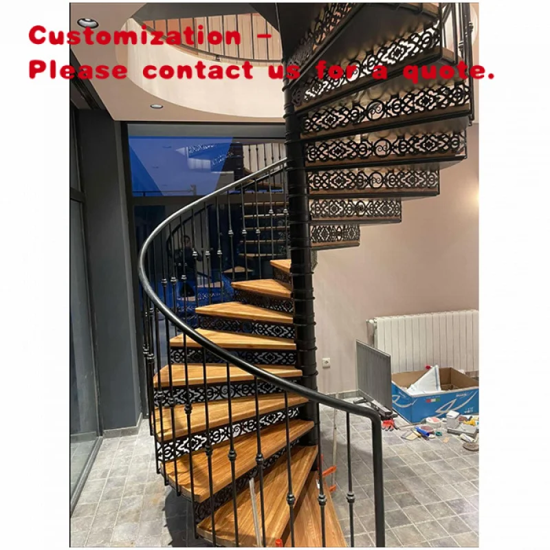

custom.Real Cast Iron Staircase With Reeded Balusters Indoor Sed Stairs