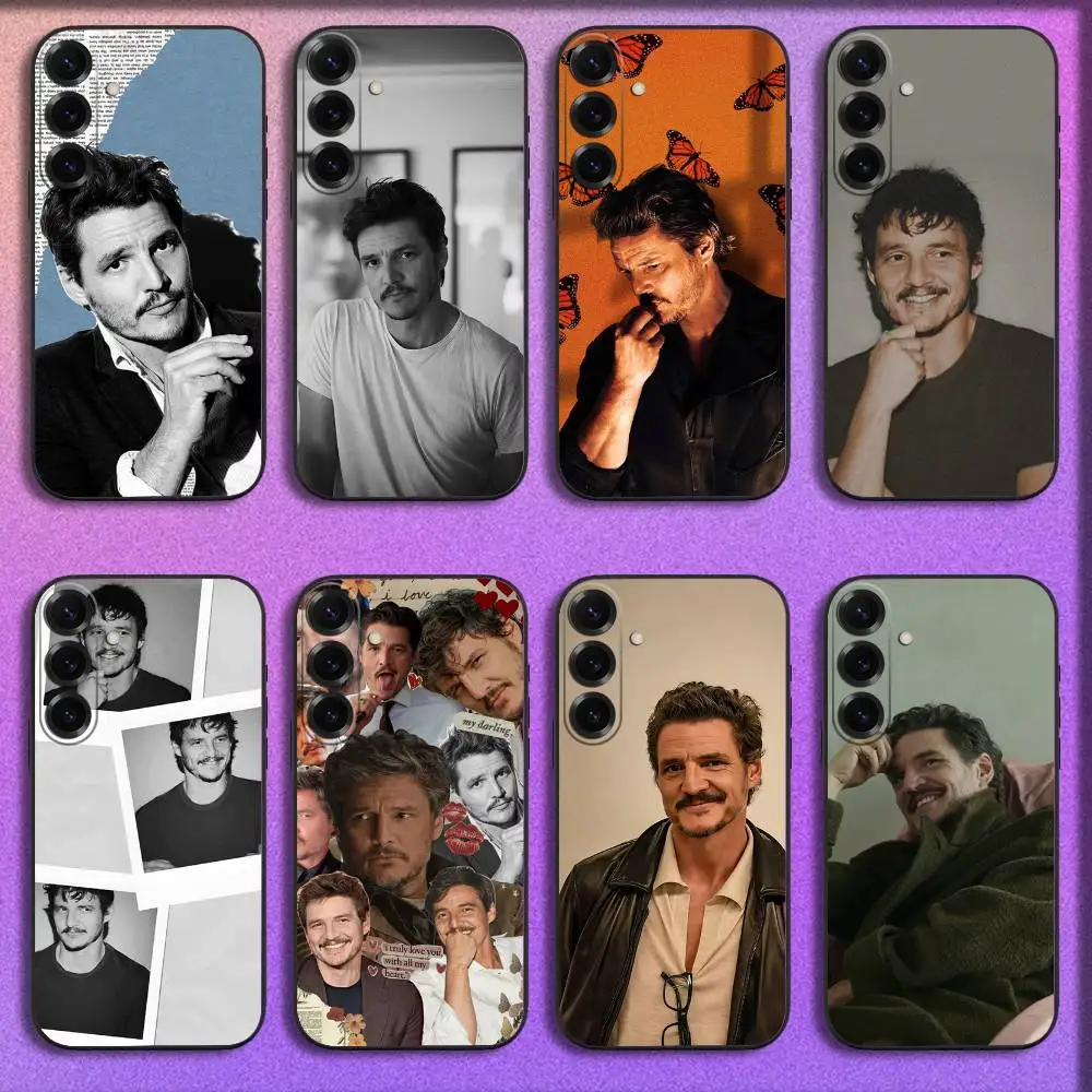 

P-Pedro A-Actor Pascal Phone Case For Samsung S25,S24,S21,S22,S23,S30,Ultra,S20,Plus,Fe,Lite,5G Black Cover