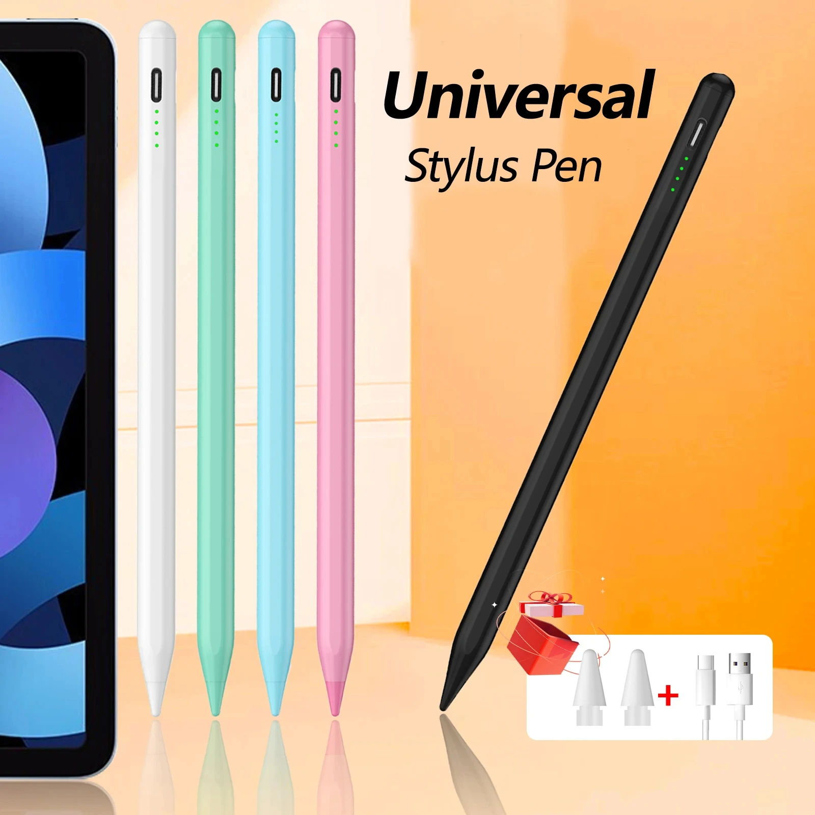 2026 Stylus Pen for IPad A16 Air4 5 Pro 11 12.9 Palm Rejection Touch Pen for IPad 10th 9th 8th 7th Gen Pencil for Apple IPad
