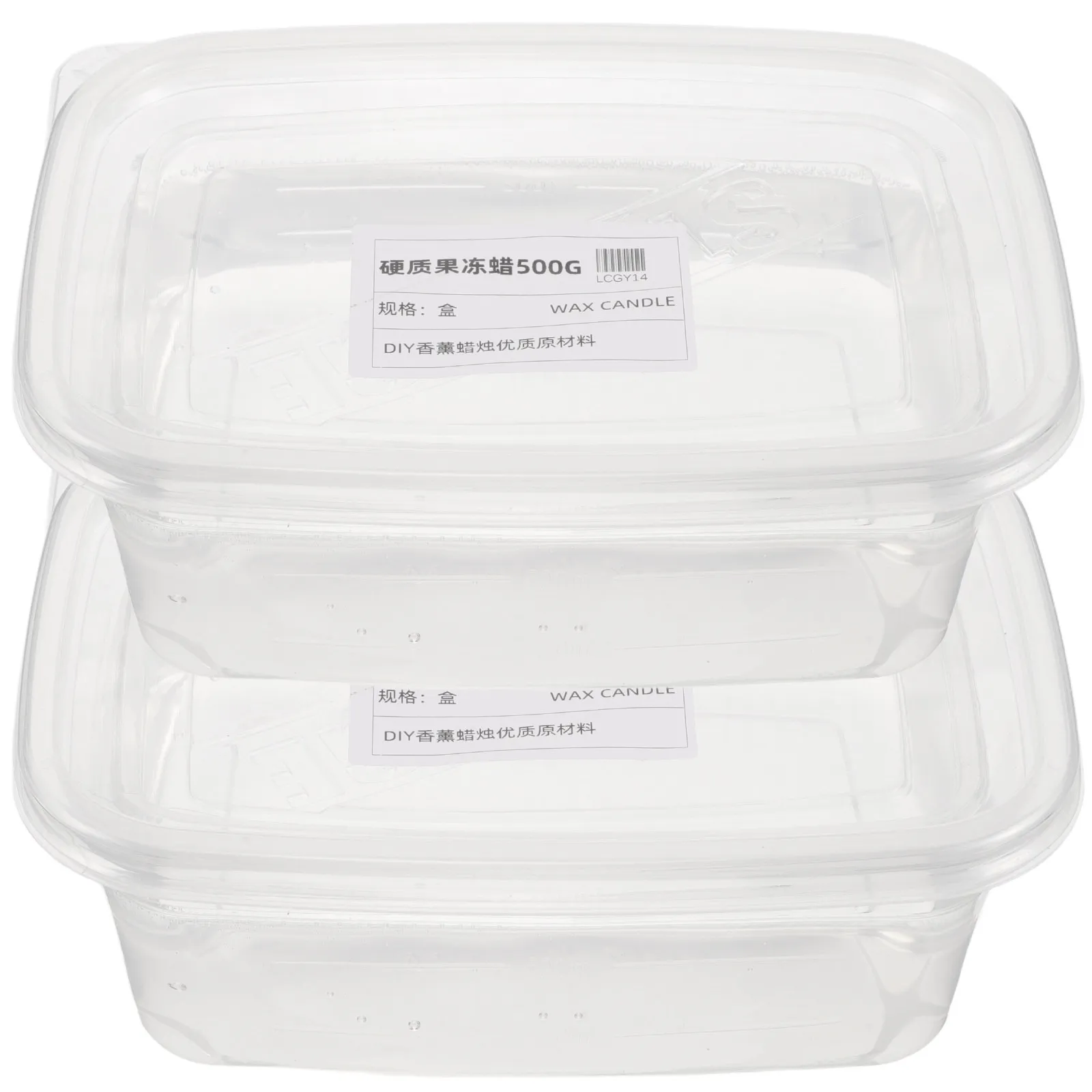 Clear Gel Wax for Candle Making 1kg/2.2lb Transparent Gel Wax High Density Material for DIY Handcraft Scented Candle Cup Supply