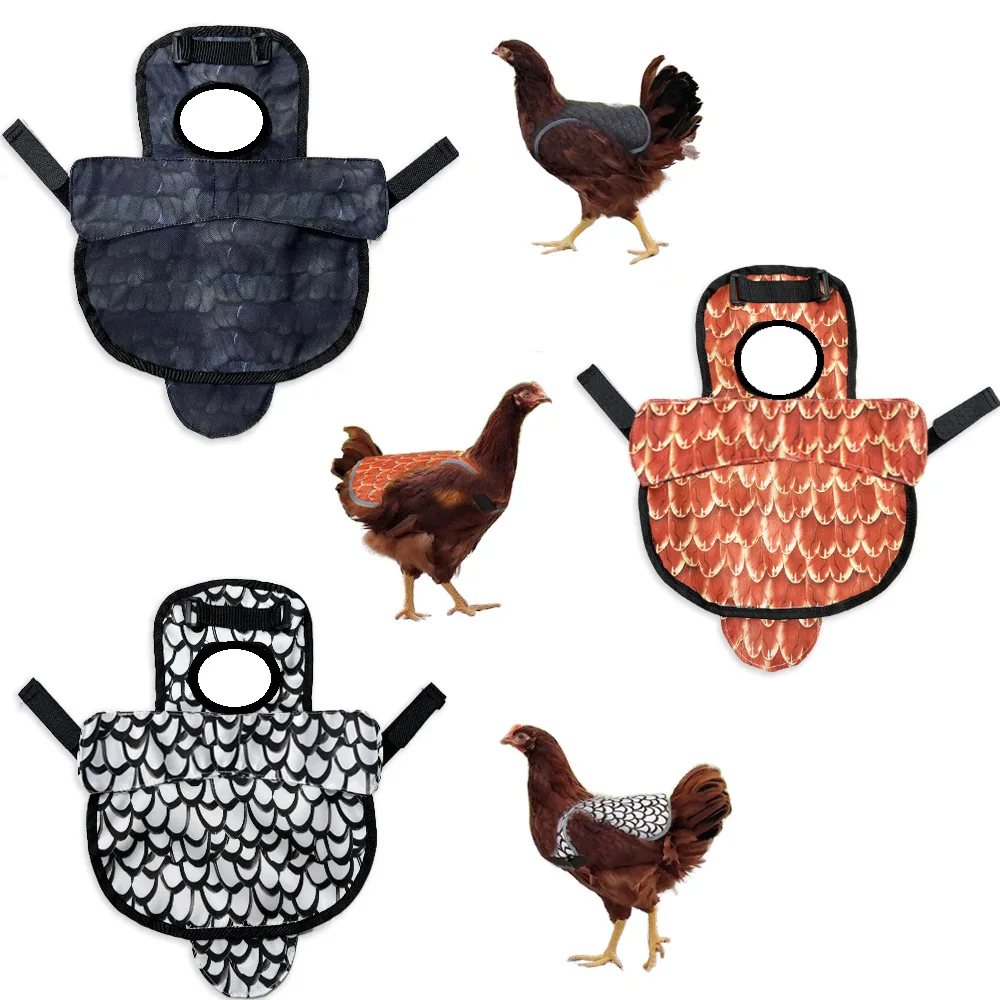 Chicken, duck and goose waterproof chicken saddle, apron, pet protective suit, chicken and duck warm vest, wing chicken vest