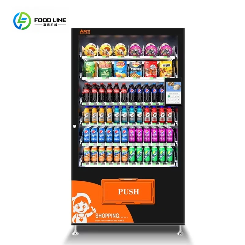 Automat samoobsługowy z bezgotówkowym płatnictwem dla wygodnego użytkowania