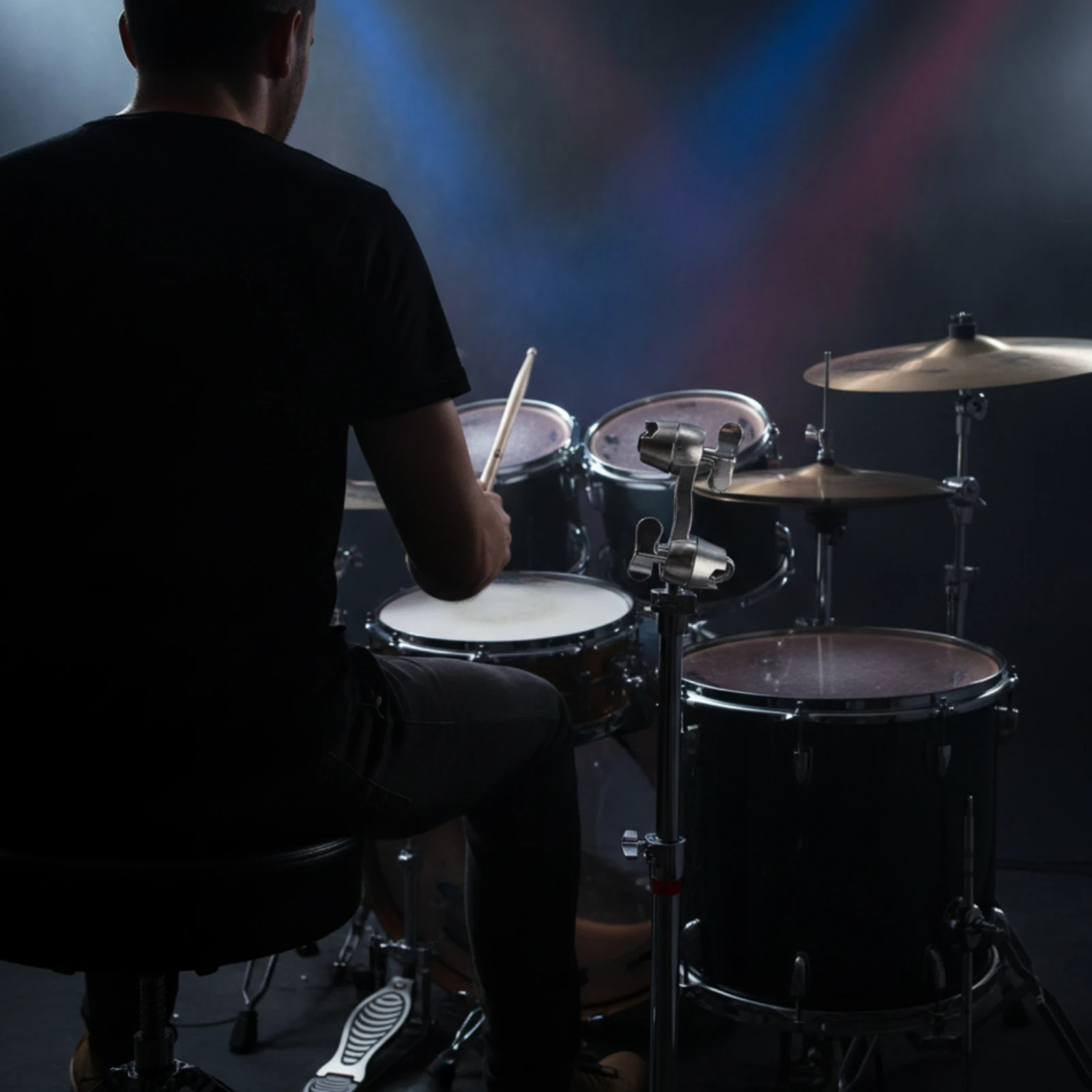 Z-Shaped Drum Clamp Adjustable Drum Clamp with Double-Sided Design Mount Holder Easy to Install Hardware Space-Saving