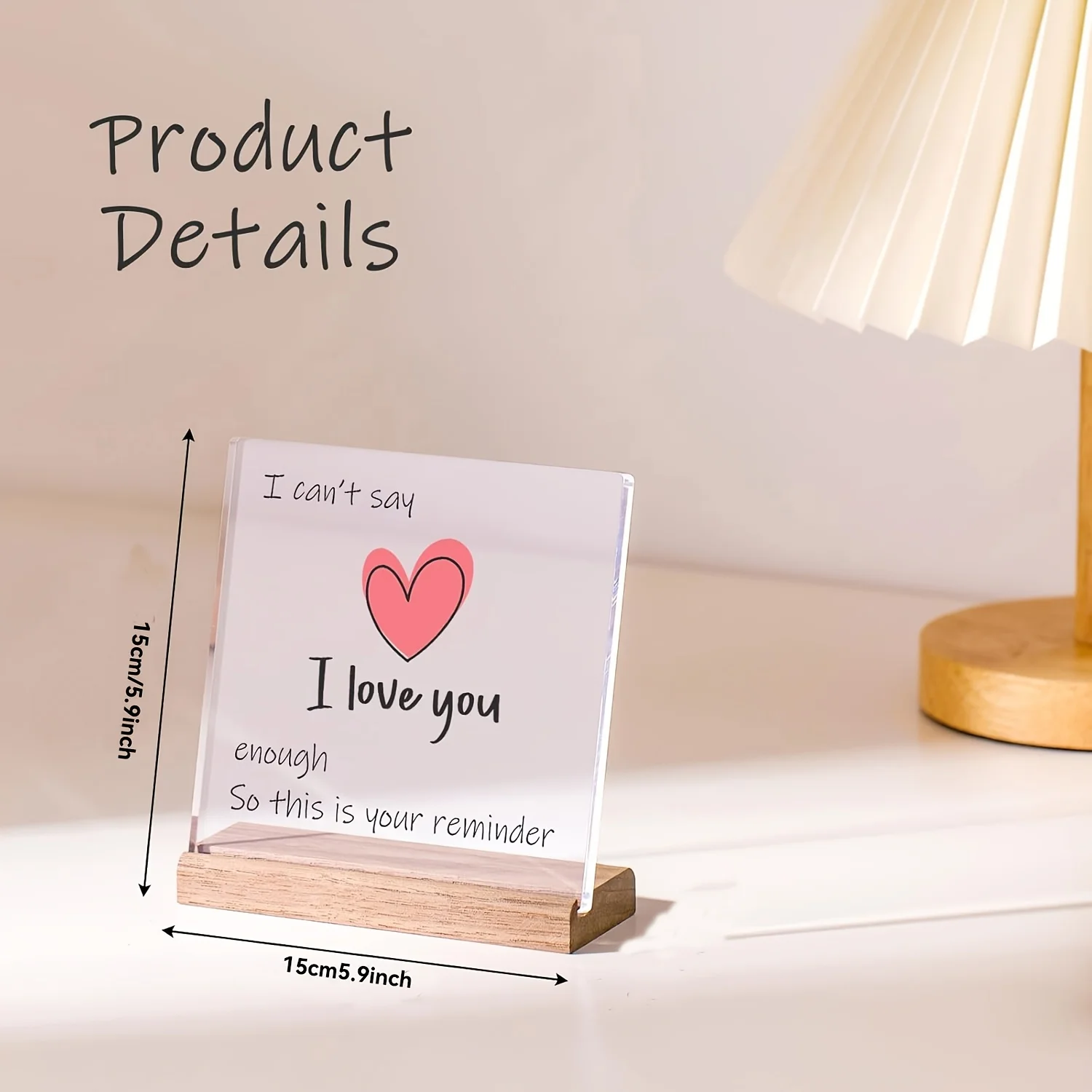 I Love You Gifts for Her Him - Valentines Day Gifts for Girlfriend Wife Christmas Birthday Wedding Anniversary Keepsake Loving