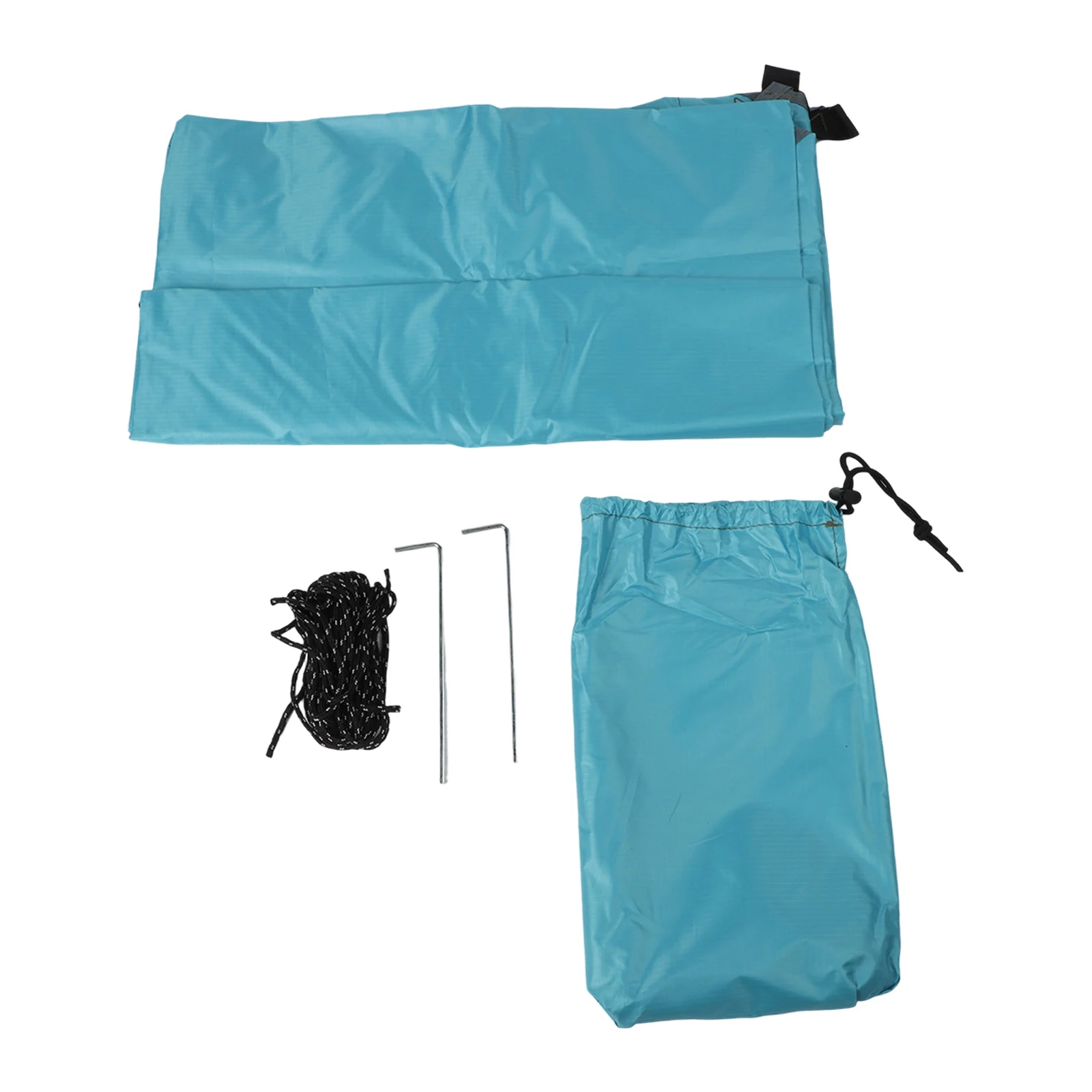 Reinforced Corners Sunshade Shade 340 * 260cm Ultralight Camping Tarp 210t Polyester Material Quick Setup Feature