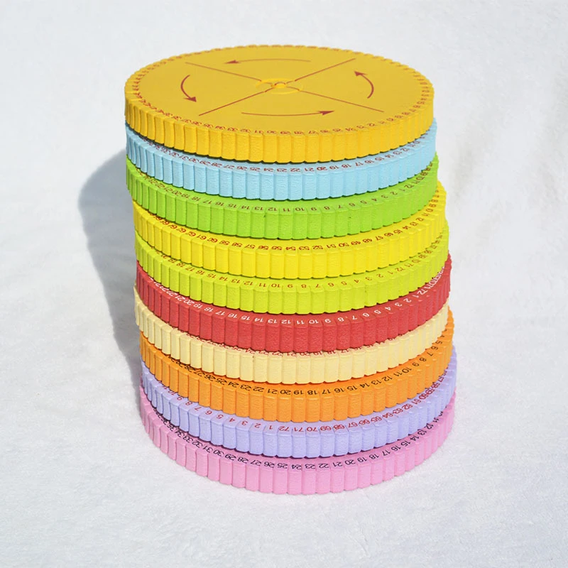 1Pcs 72 Bits Round Square Beading Cord Disc Disk Braiding Plate Bracelet Loom Weaving Board DIY Braided Rope Knot Handmade Craft