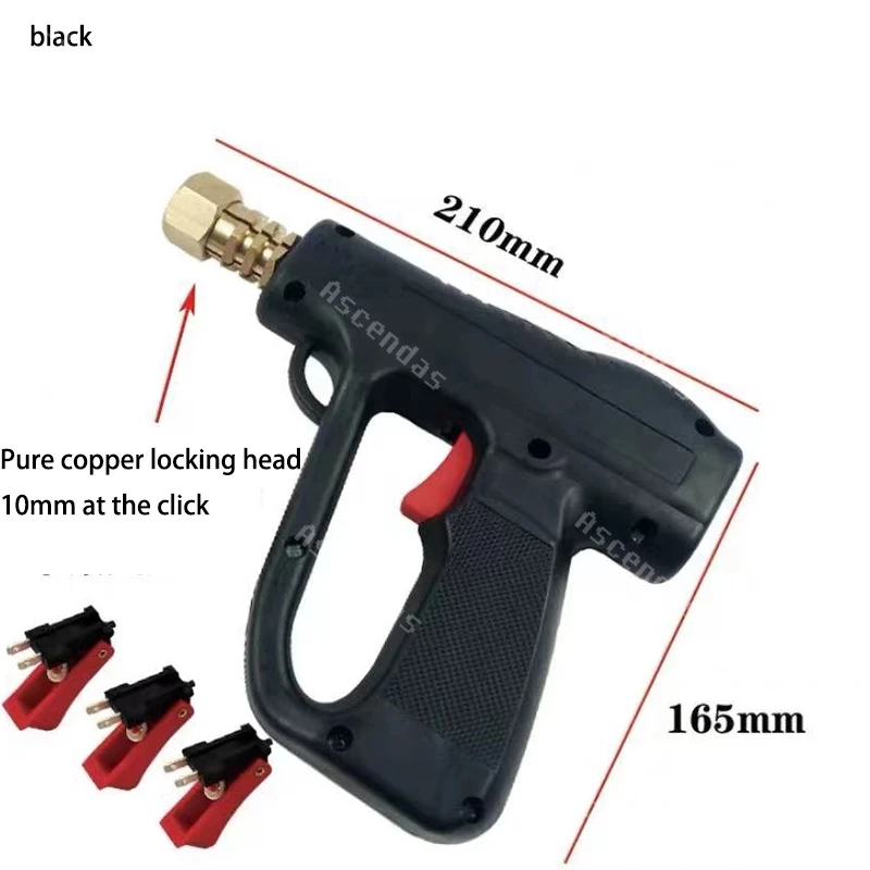 Professional Spot Welding Gun Car Dent Repair Machine Parts Brass Chuck Spotter Studder Welder Pistol with 3 Extra Tri