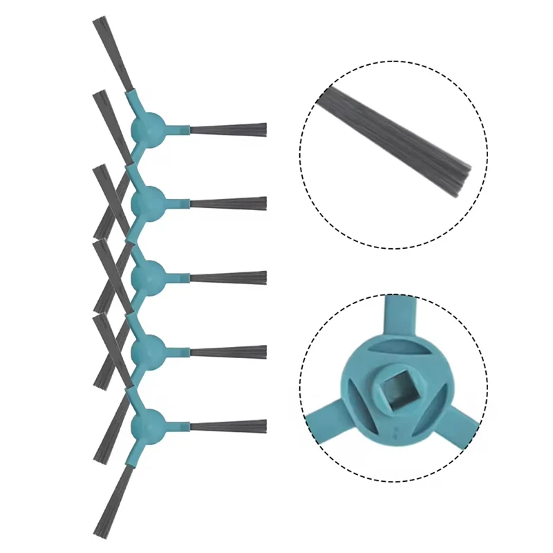 

A7THK-Side Brushes Kit For Conga 2499 Ultra Home Advanced Accessory Replacement Robot Vacuum Spare Parts 8PCS