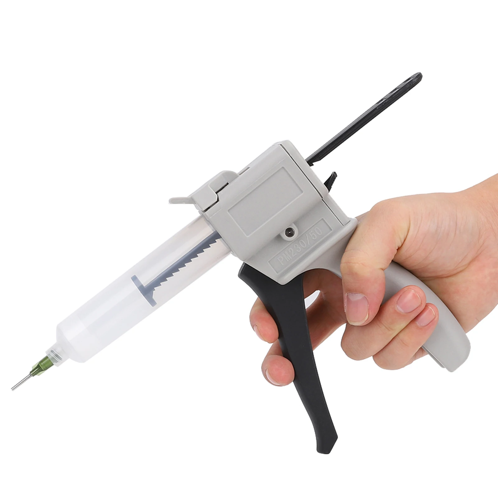 Glue Gun, 30ml Dispenser Glue Gun Plastic Manual Single Tube Handle Tool for Pressing Squeezing