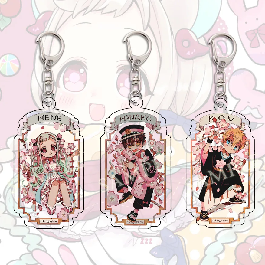 

Toilet Bound Hanako Kun Anime Keychain Yashiro Nene Minamoto Kou Acrylic Pendant Accessory Backpack Pendant