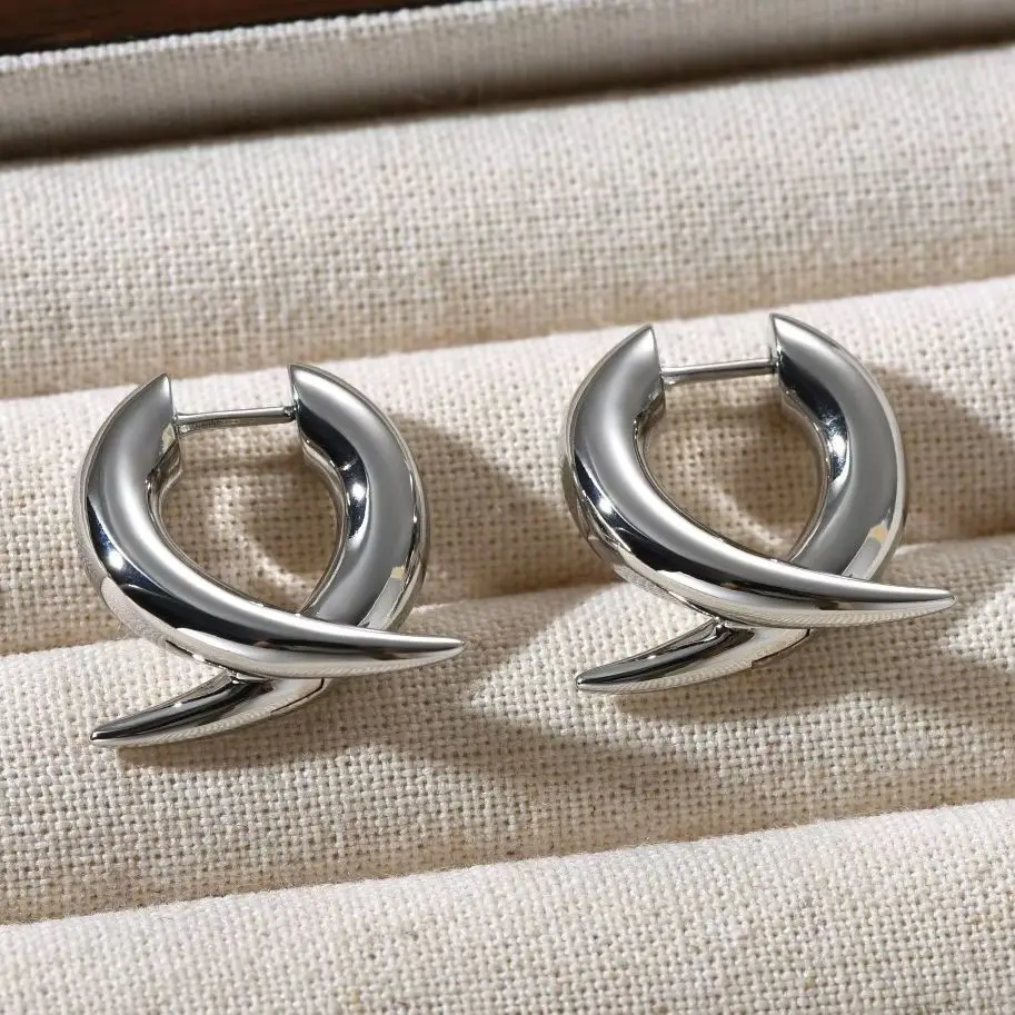 

Europe America Designer Style Irregular Ear Loops Earring Men Women High Quality Jewelry Trend