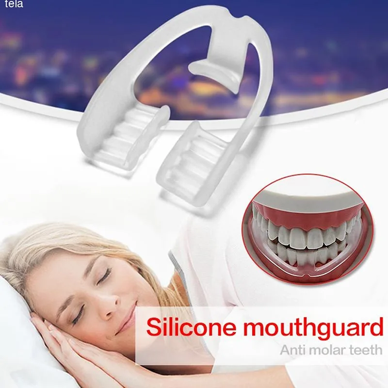 2/3PCS EVA Silicone Anti Teeth Grinding Mouth Guard Flexible Night Bruxism Protector Sleep Oral Care Tray