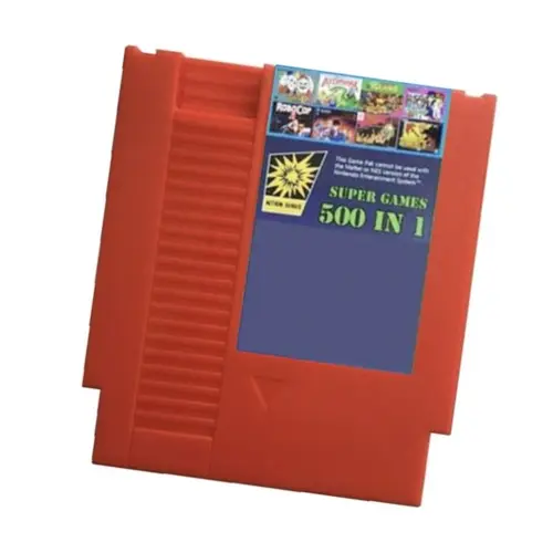 Imagen 2 del producto Cartucho de juego NES 500 en 1, consola Retro para consola NES, tarjeta de videojuego de 72 pines