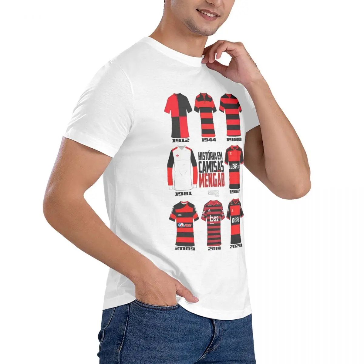 History In Shirts T-Shirts Men Flamengos Awesome 100% Cotton Tee Shirt O Neck Short Sleeve T Shirts New Arrival Clothes