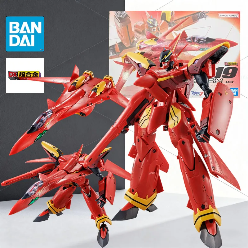 Bandai Original Model KIT DX Chogokin Macross 7 Vf-19 Custom Excalibur Anime